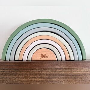 Montessori Wooden Rainbow Stacker